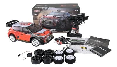Amewi Hyper Go Citroen C3 WRC Rallye/Drift Zwart, Rood Brushless 1:14 RC auto Elektro Rallywagen 4WD RTR 2,4 GHz Amewi Hyper Go Citroen C3 WRC Rallye/Drift Zwart, Rood Brushless 1:14 RC auto Elektro Rallywagen 4WD RTR 2,4 GHz