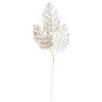 House Of Nature Monstera tak met glitter 78cm champagne - thumbnail