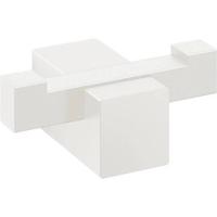 ZACK Carvo Handdoekhaak 6,5x4,5x2,6cm wit - thumbnail