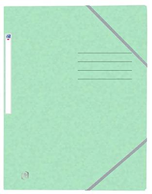 Elastomap oxford top file+ a4 pastel groen | 10 stuks