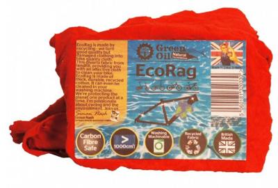 Green Oil onderhoudsdoek Ecorag 1000 cm² katoen rood