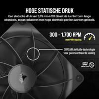Corsair iCUE LINK RX140 PC-ventilator Zwart (b x h x d) 140 x 140 x 25 mm - thumbnail