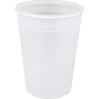 ÖkoCup | Beker | PP | reusable | 250ml | transparant | 80 stuks - thumbnail