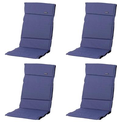 Fiber tuinkussen panama saffierblauw (4 stuks) Madison - Madison