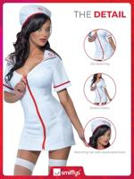 Zuster kostuum carnavalspak - thumbnail