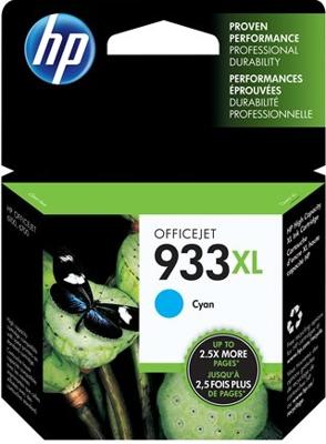 HP inktcartridge 933XL, 825 pagina's, OEM CN054AE, cyaan HP inktcartridge 933XL, 825 pagina's, OEM CN054AE, cyaan