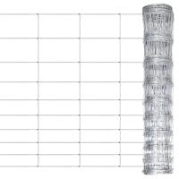 VidaXL Hek 50x1,2 m gegalvaniseerd staal zilverkleurig - thumbnail