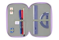 Driedubbele Pennenzak Unicorn Academy Lila 12,5 x 19,5 x 5,5 cm 37 Onderdelen - thumbnail