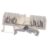 WAGO 280-838 Aardekabelklem 5 mm Spanveer Wit 100 stuk(s)