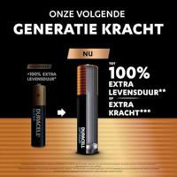 Duracell batterij Optimum AAA, blister van 4 stuks - thumbnail
