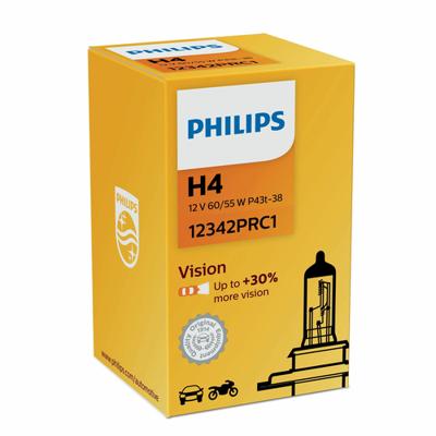Philips Hoofdlamp h-4 vision 12 volt