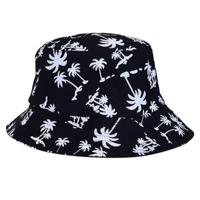 Mannen vrouwen Bucket Hat Cap lente zomer voor strand vissen buiten jacht (zwart) - thumbnail