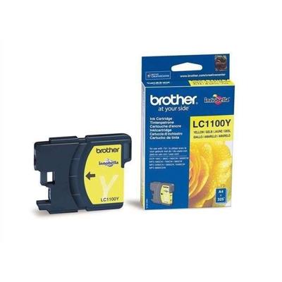 Brother inktcartridge, 325 pagina&apos;s, OEM LC-1100Y, geel