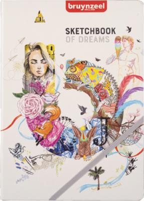 Bruynzeel creatives schets/notitieboek a4 140 g/m 80 vellen