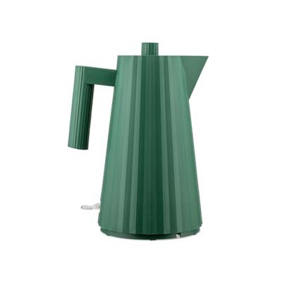 Alessi Waterkoker Plissé - droogkookbeveiliging - Groen - Michele de Lucchi - 1.7 liter - MDL06 GR