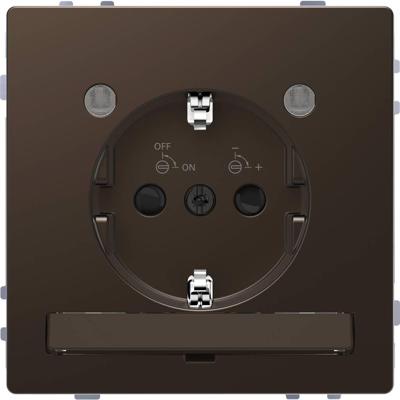 Merten MEG2304-6052 Wandcontactdoos System Design Mokka 1 stuk(s)