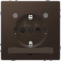 Merten MEG2304-6052 Wandcontactdoos System Design Mokka 1 stuk(s) - thumbnail