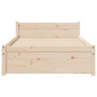 Bedframe massief hout 90x200 cm - thumbnail