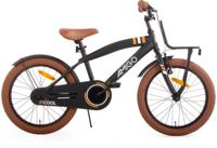 AMIGO 2Cool 18 Inch Jongens Terugtraprem Zwart - thumbnail