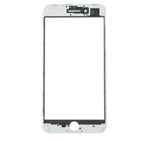 Voorste scherm buitenste glaslens met Front LCD scherm Bezel Frame & OCA optisch duidelijk zelfklevende voor iPhone 8 Plus(White) - thumbnail