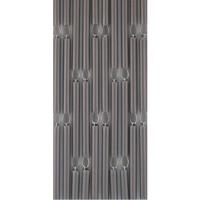 Vliegengordijn Hulzen Verspringen Zilver - 90cm x 210cm - thumbnail