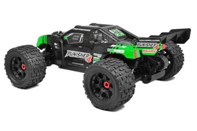 Team Corally Punisher 4 brushless truggy RTR - Groen
