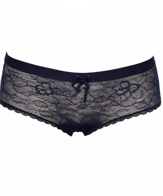 J&C dames microfiber hipster met kant - M - Rood - M - M