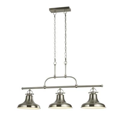 Searchlight Eetkamer hanglampDallas mat zilver - 3193-3SS