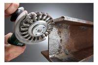 kwb AGGRESSO-FLEX ® schijfborstels, gezoomde HSS-staaldraad voor gebruik met haakse slijper 719536 1 stuk(s) - thumbnail