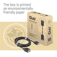 CLUB3D VGA Cable Bidirectional M/M 3m/9.84ft 28AWG - thumbnail