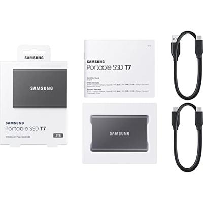 Samsung Portable SSD T7 2TB Titan Grey
