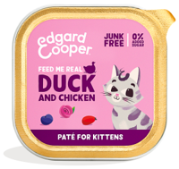 Cat kitten pate duck/chicken 85g Edgard & Cooper - Edgard en cooper - thumbnail