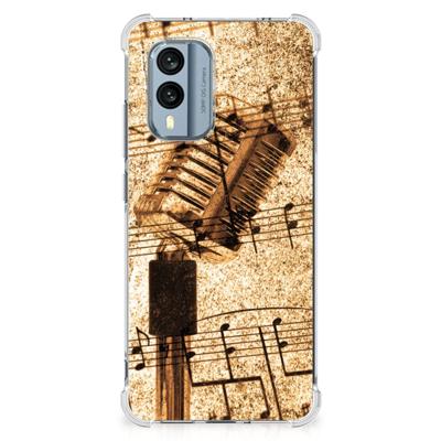 Nokia X30 Anti-shock Hoesje met foto Bladmuziek Nokia X30 Anti-shock Hoesje met foto Bladmuziek