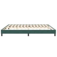 Bed boxspring zonder matras 200x220 cm fluweel donkergroen - thumbnail
