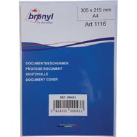 Bronyl U-mapje uit transparante PVC van 180 micron, ft A4 - thumbnail