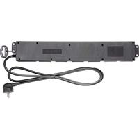 Renkforce RF-3313344 Overspanningsveilige stekkerdoos Zwart Randaarde stekker 1 stuk(s) - thumbnail