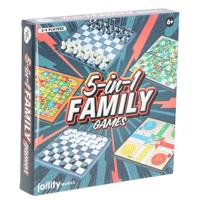 Jolly Play 5-In-1 Family Board Games 25 cm - thumbnail