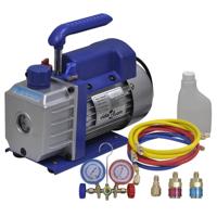 VidaXL Vacuümpomp 1-traps met 2-voudige manometerset - thumbnail