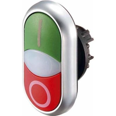 Eaton 216698 M22-DDL-GR Dubbele drukknop Groen, Rood 1 stuk(s)
