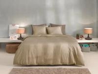 Zo! Home Zo! Home Lino Dekbedovertrek 200x200/220 Tan Brown - thumbnail