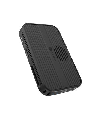 ICY BOX IB-DK4071M-CU31 USB 3.2 Gen 2 (3.1 Gen 1) Type-C Zwart