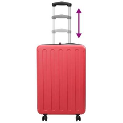 VidaXL Koffer met slot rood 50 x 30 x 76 cm abs kunststof VidaXL Koffer met slot rood 50 x 30 x 76 cm abs kunststof
