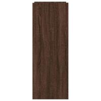 Schoenenkast 74,5x37,5x100 cm bewerkt hout bruin eikenkleurig - thumbnail