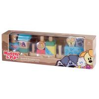 Woezel en Pip Houten Trein - thumbnail