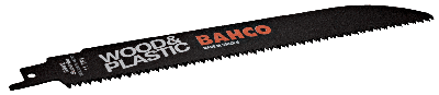 Bahco Reciprozaagblad | HCS | voor hout en kunststof | 11 TPI | 228 mm - 2-delig - 3942-228-11-HSL-2P