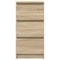 Dressoir 37,5x35x76cm bewerkt hout sonoma eikenkleurig - thumbnail