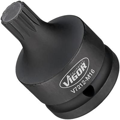 Vigor V7212-M16 V7212-M16 Veeltand (XZN) Slagadapter 3/4 M16 3/4 (20 mm) Vigor V7212-M16 V7212-M16 Veeltand (XZN) Slagadapter 3/4 M16 3/4 (20 mm)