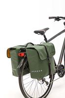 Dubbele fietstas New Looxs Odense Double Racktime 39 liter 34 x 16 x 38 cm (x2) - groen - thumbnail