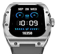 Smartwatch KSIX Hero Zwart 1,95" 45 mm - thumbnail