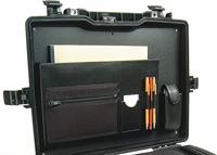 Peli 1495Ali Attache/Deksel-Insert Voor Computer, Origineel Accessoire Voor Peli-Beschermingskoffer, Compatibel Met Peli 1495, Kleur: Zwart - thumbnail